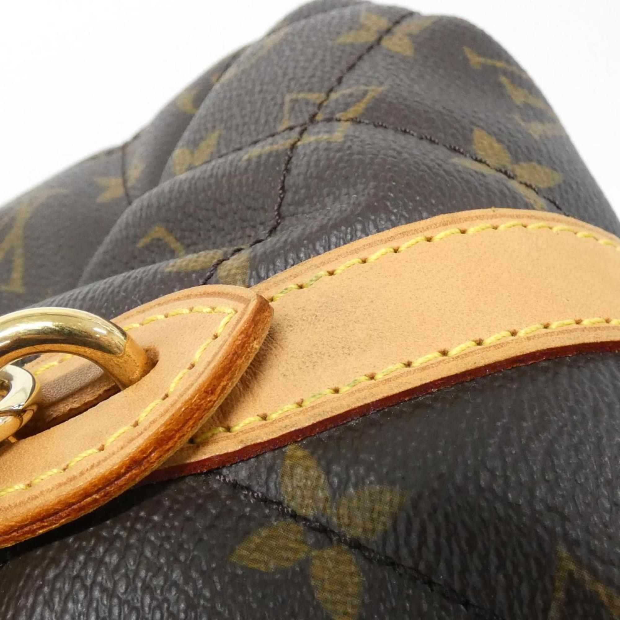 Louis Vuitton Marron Coated Canvas Handbag