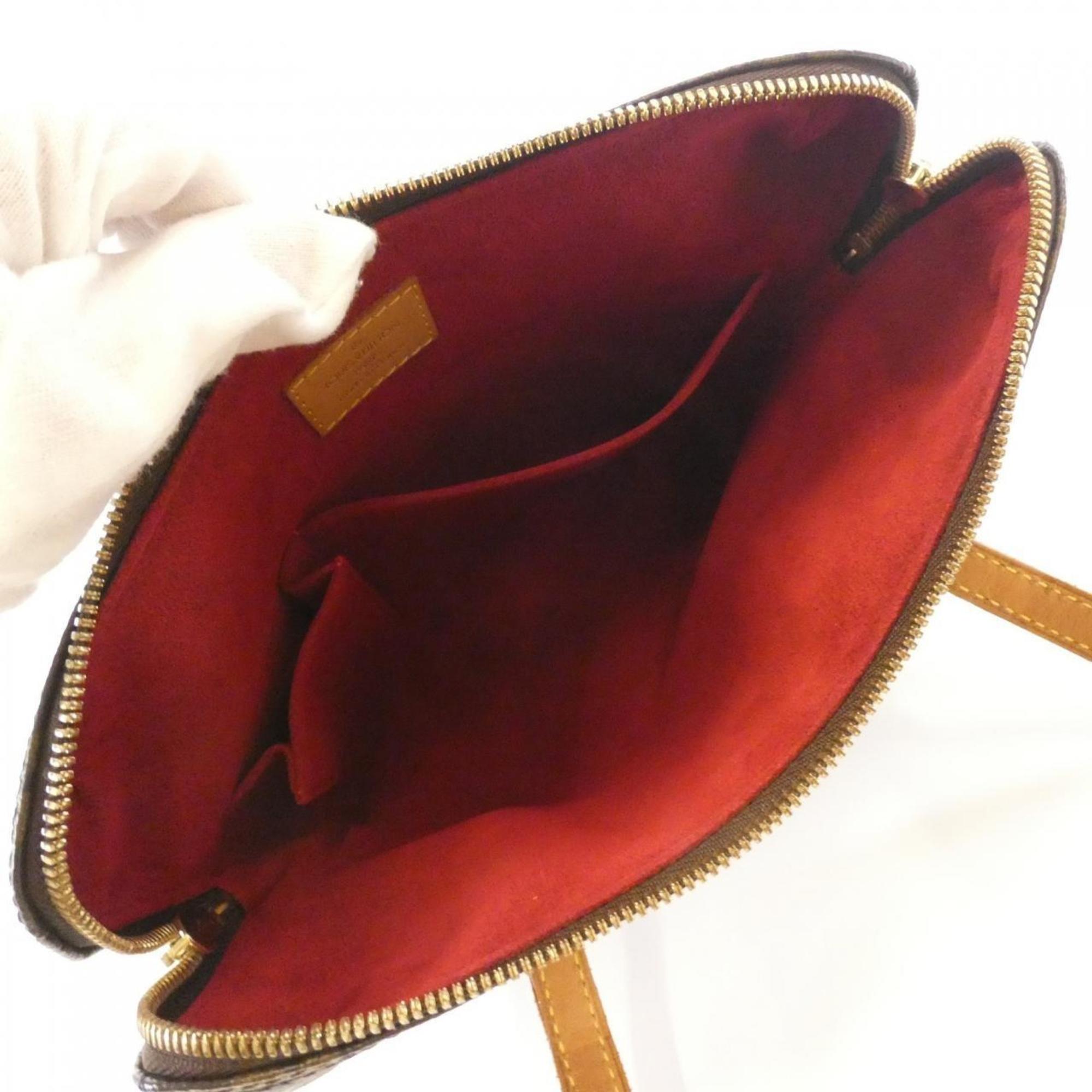 Louis Vuitton Marron Coated Canvas Shoulder Bag