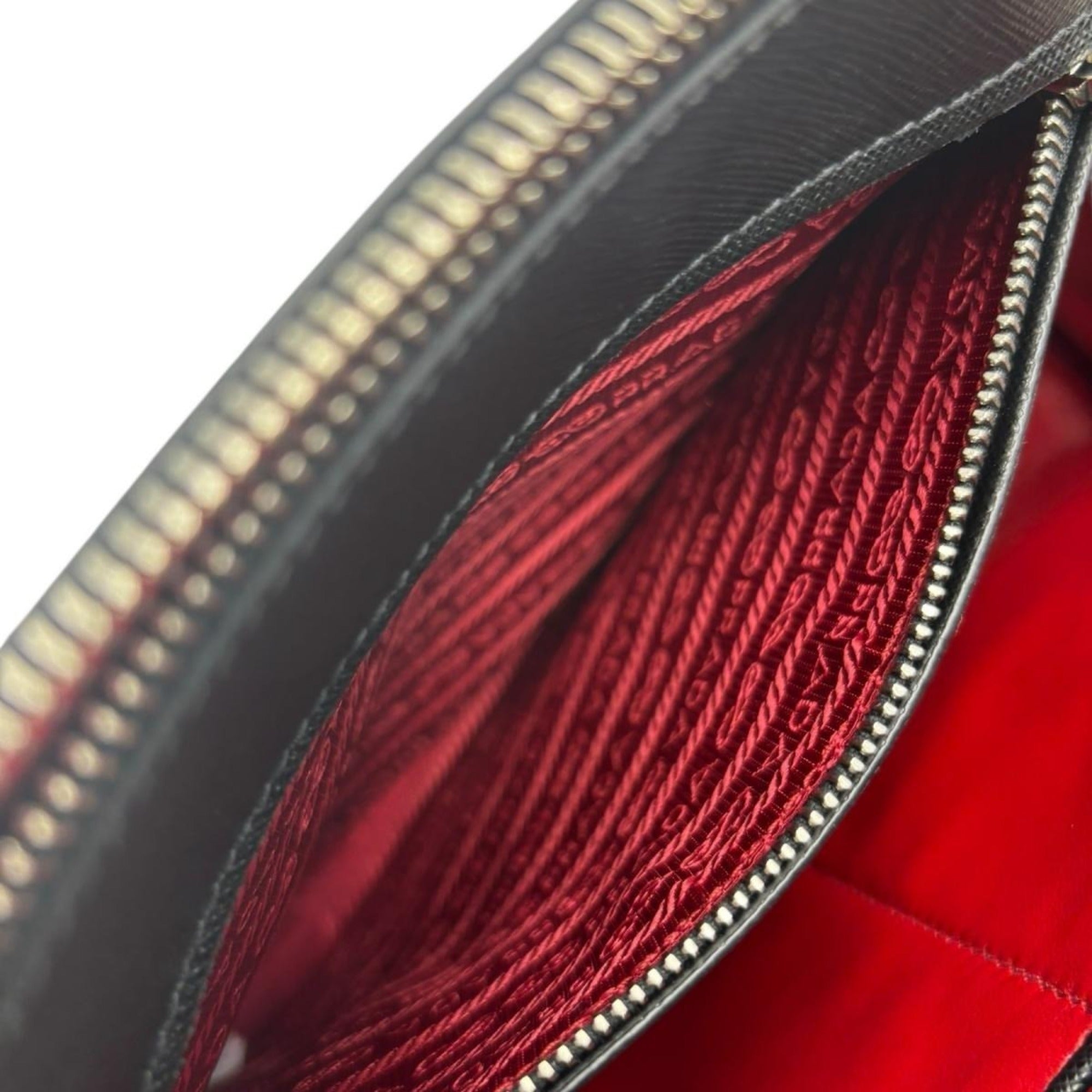 Prada Saffiano Black Leather Tote Bag