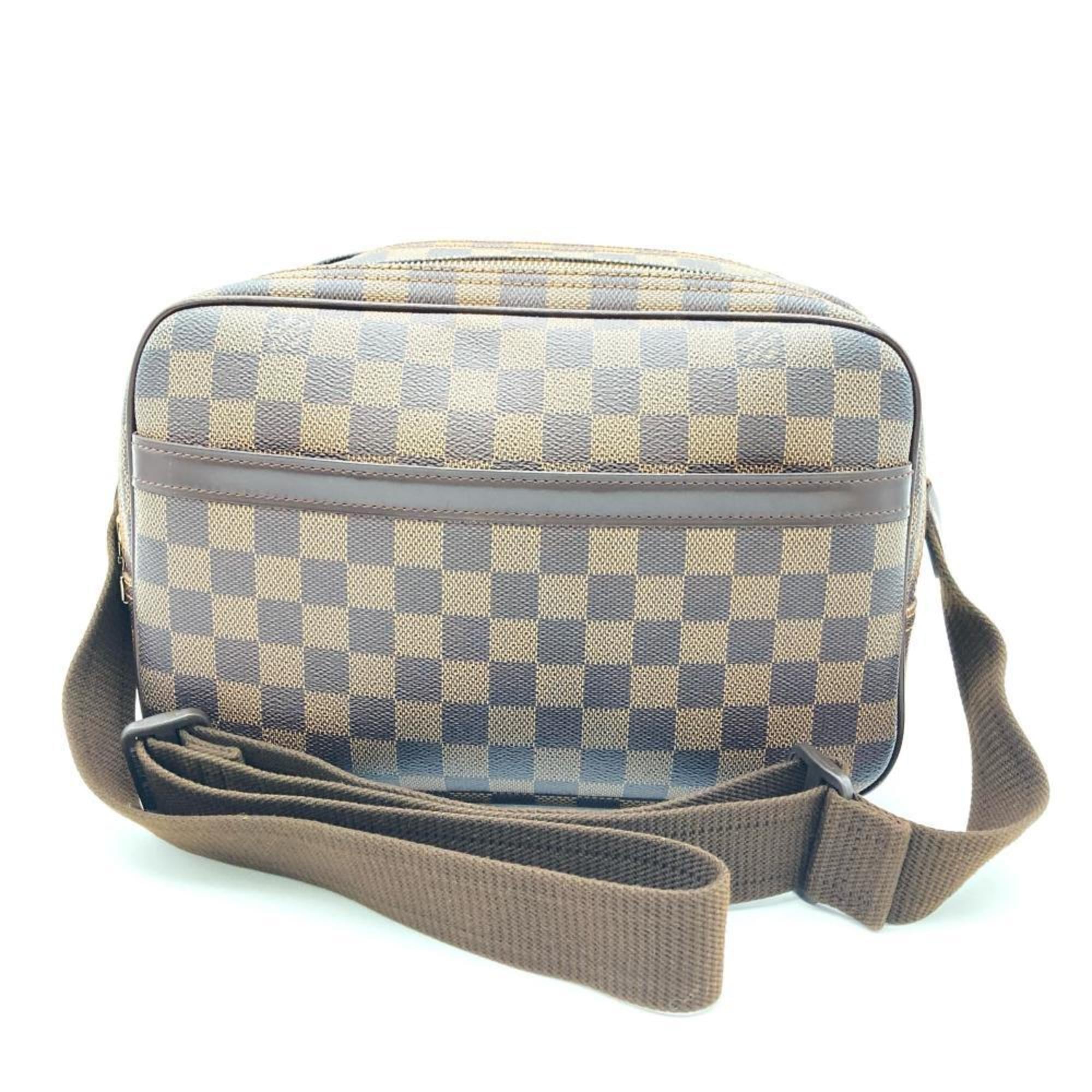 Louis Vuitton Damier Canvas Ebene Damier Canvas Shoulder Bag
