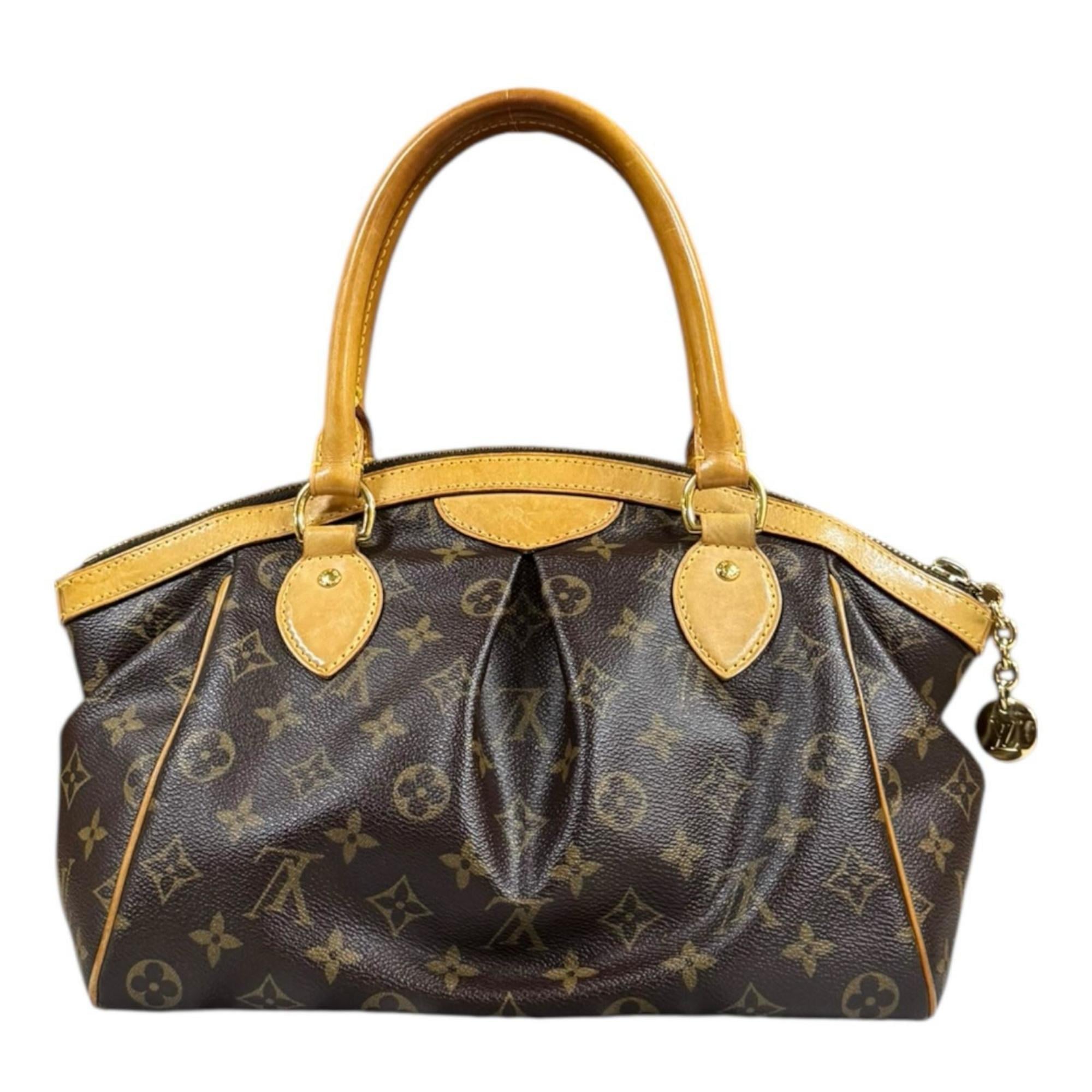 Louis Vuitton Brown Monogram Canvas Handbag