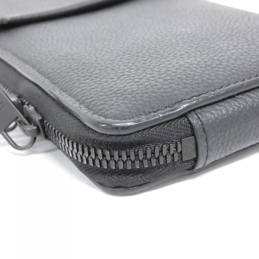 Louis Vuitton Black Leather Shoulder Bag