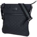 Gucci Black Nylon Leather Shoulder Bag (Pre-Owned)