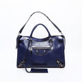 Balenciaga Purple Leather Hand