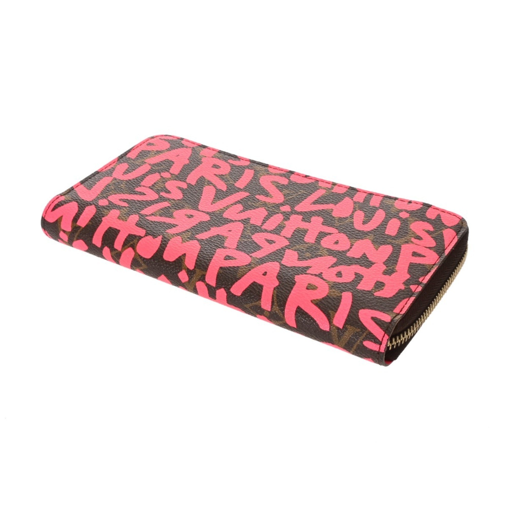 Louis Vuitton Monogram Graffiti Fuchsia Monogram Monogram Graffiti Long Bill Wallet
