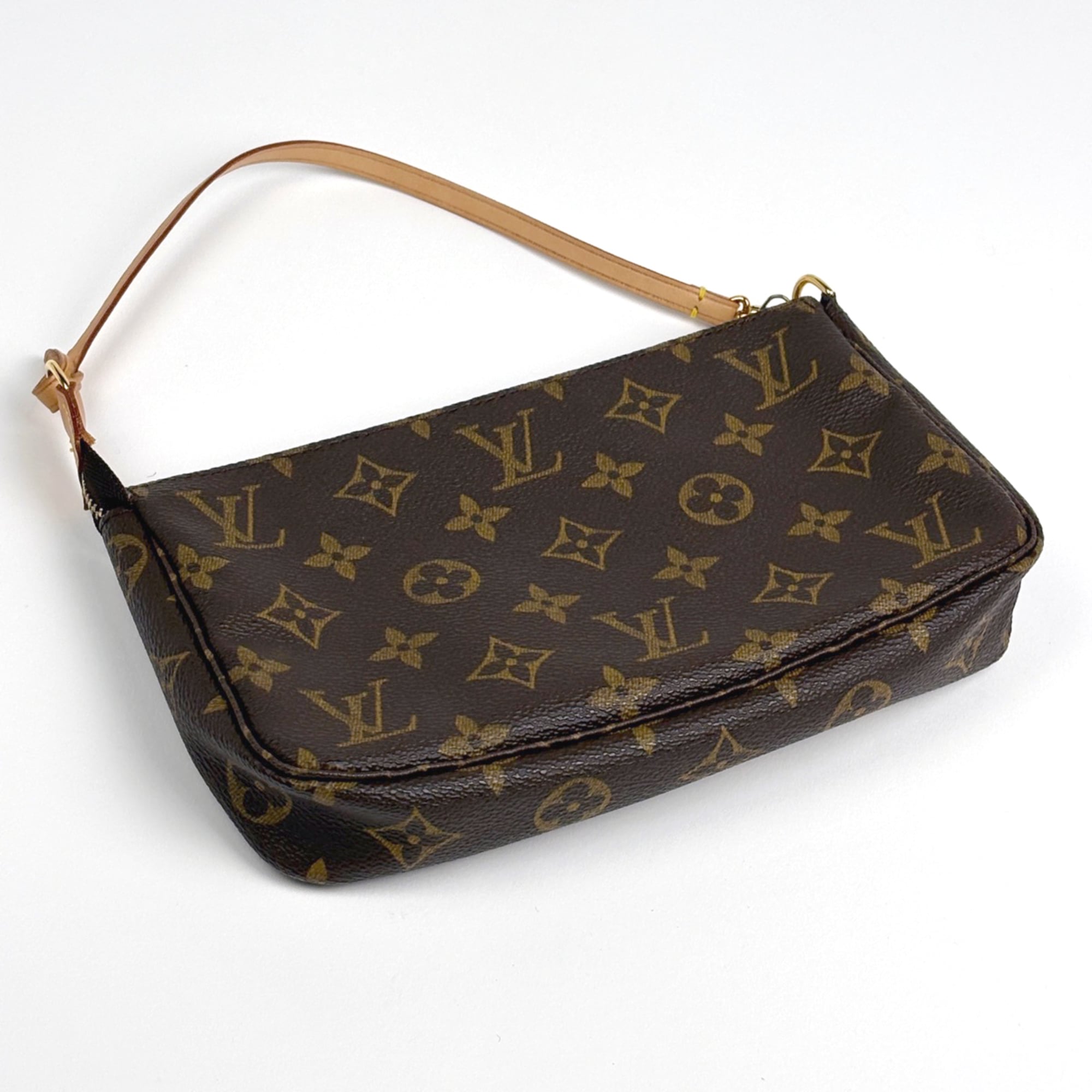 Louis Vuitton Brown Monogram Monogram Pochette Pouch