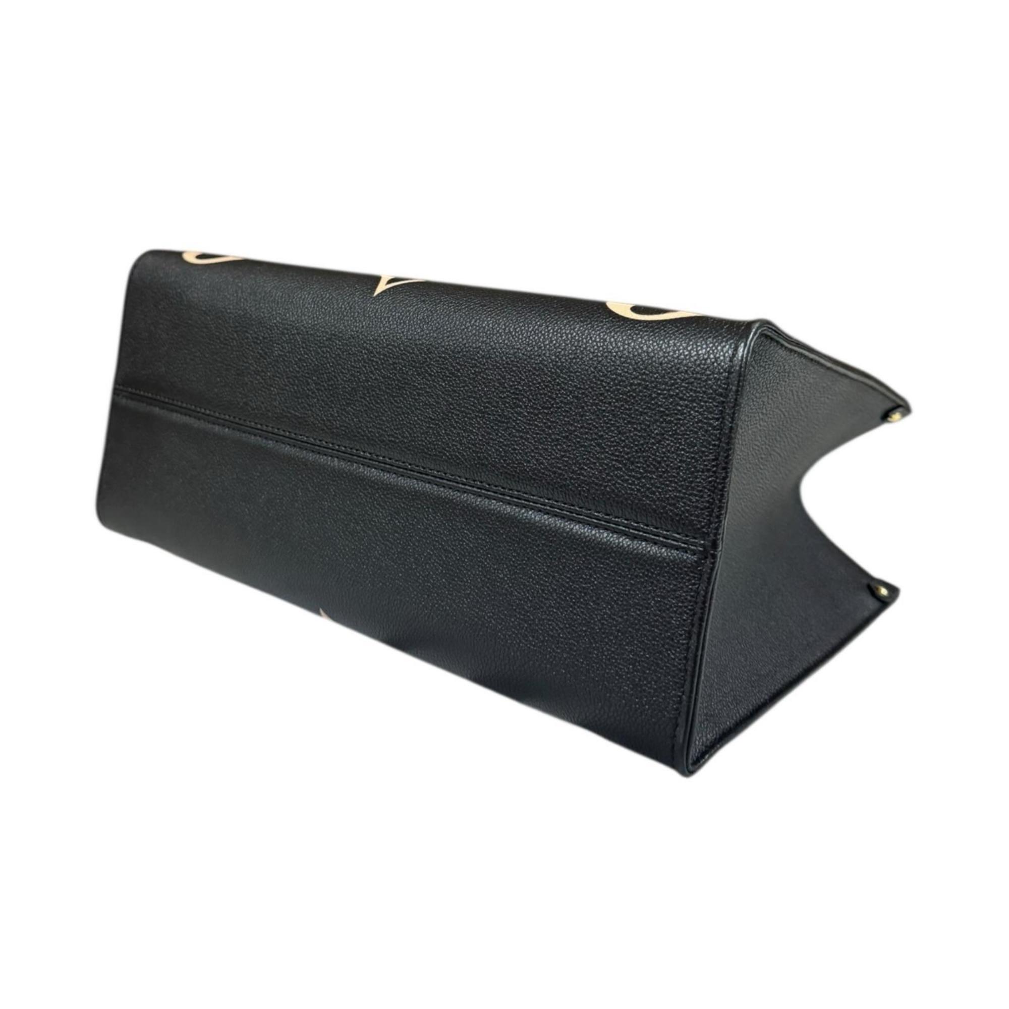 Louis Vuitton Beige Black Monogram Empreinte Shoulder Bag