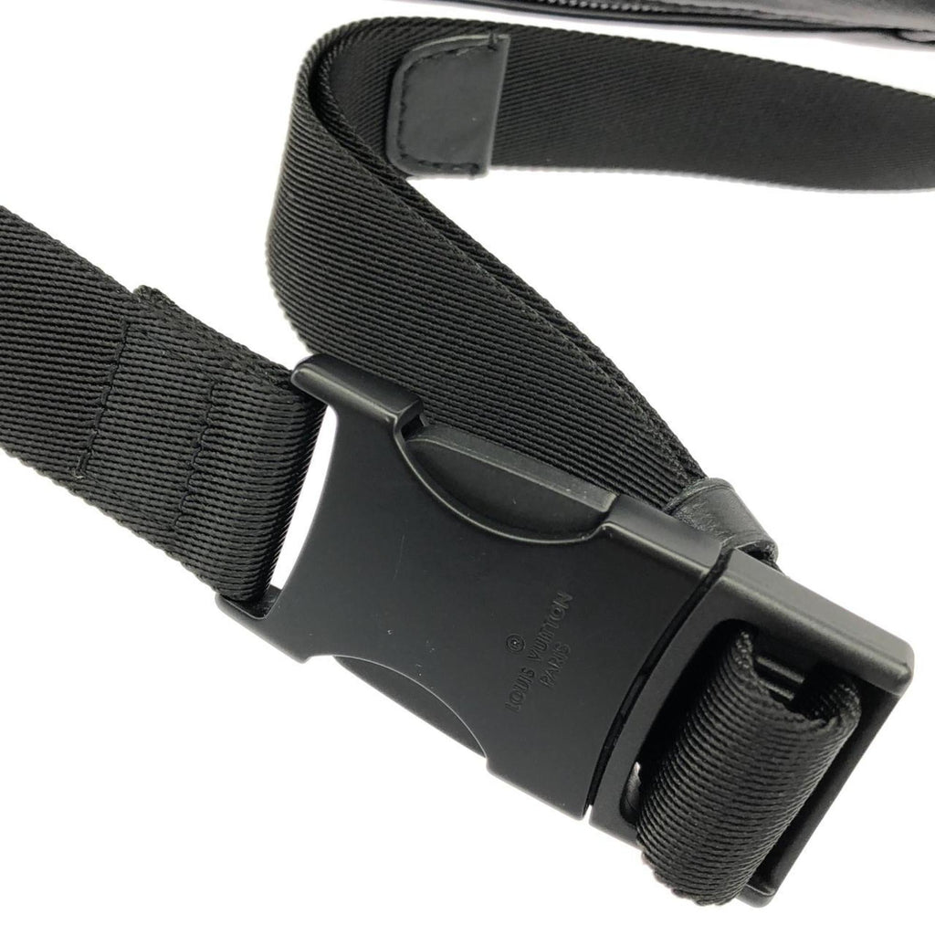 Louis Vuitton Black Leather Shoulder Bag