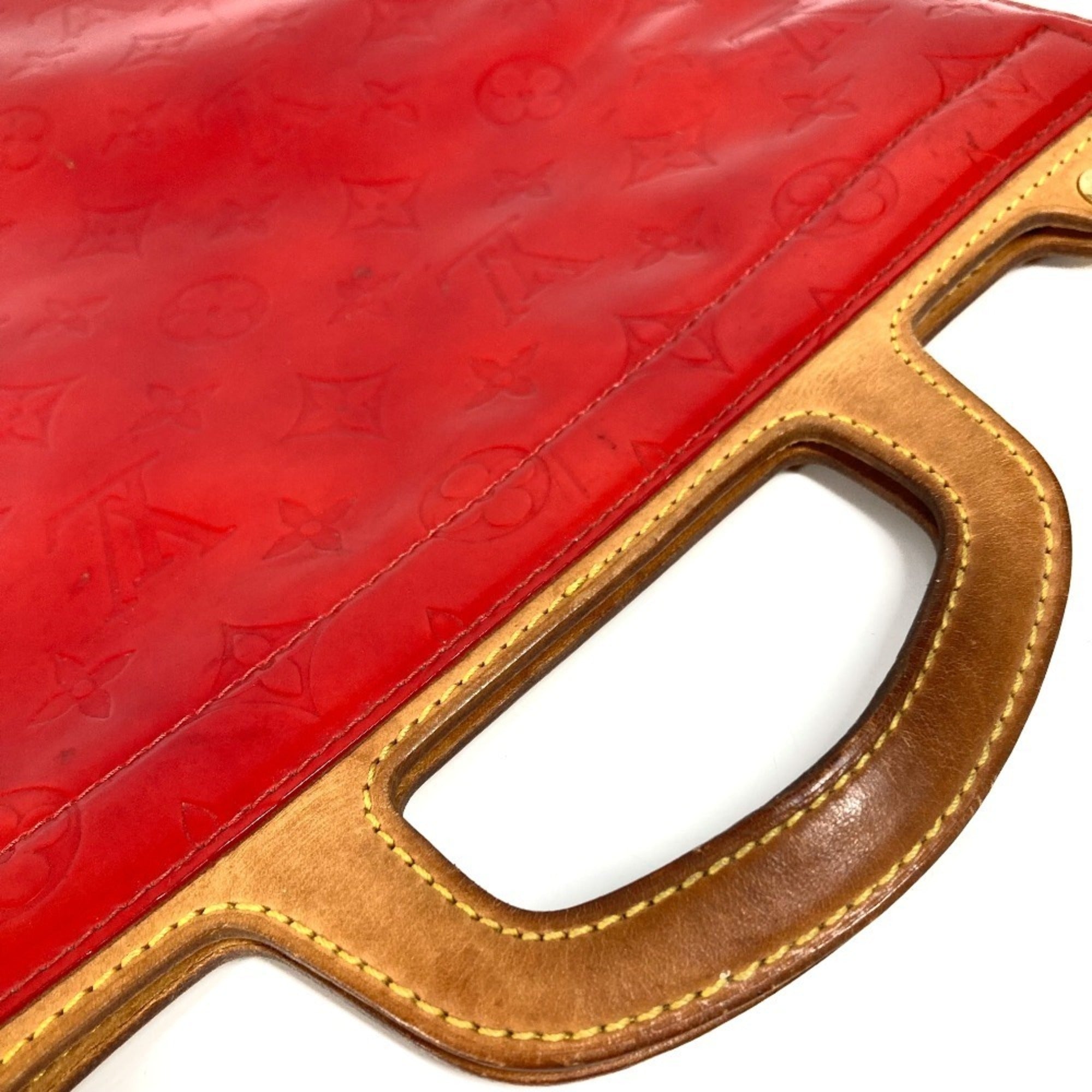 Louis Vuitton Galle Red Color Monogram Vernis Handbag