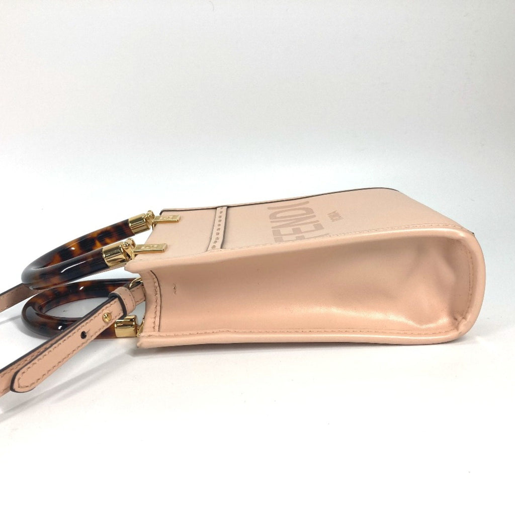Fendi Beige Leather Handbag