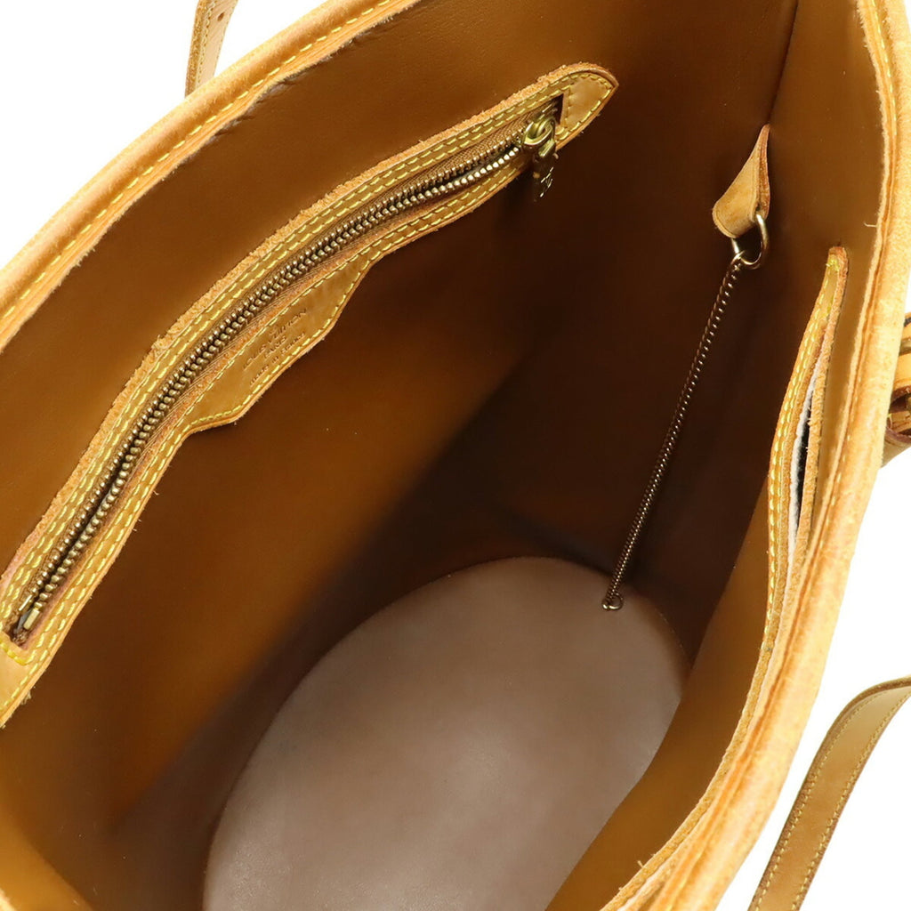 Louis Vuitton Brown Leather Shoulder Bag Tote Bag