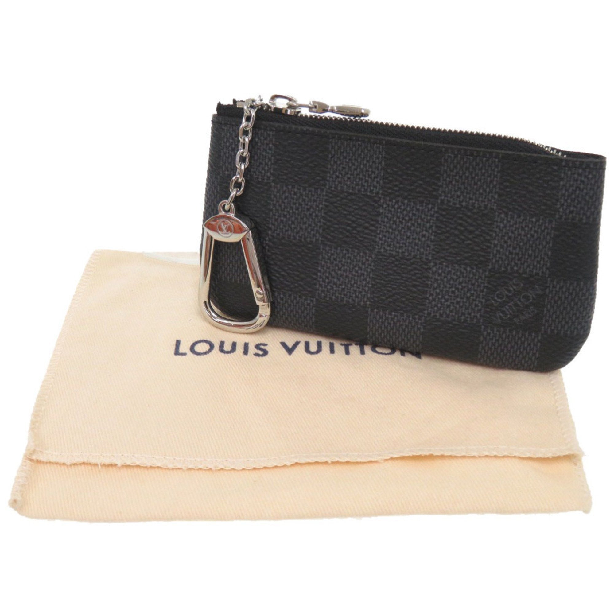 Louis Vuitton Black Damier Graphite Canvas Coin Purse/Coin Case