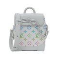 Louis Vuitton Gray Coated Canvas Shoulder Bag