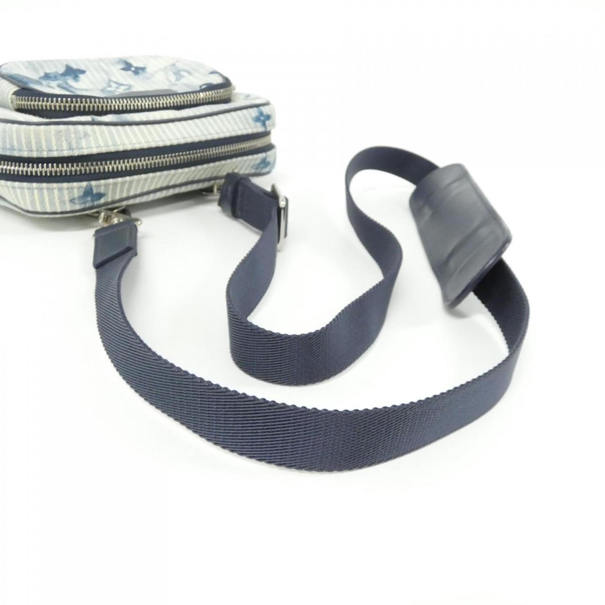 Louis Vuitton Monogram Watercolor Navy Canvas Pochette Shoulder Bag