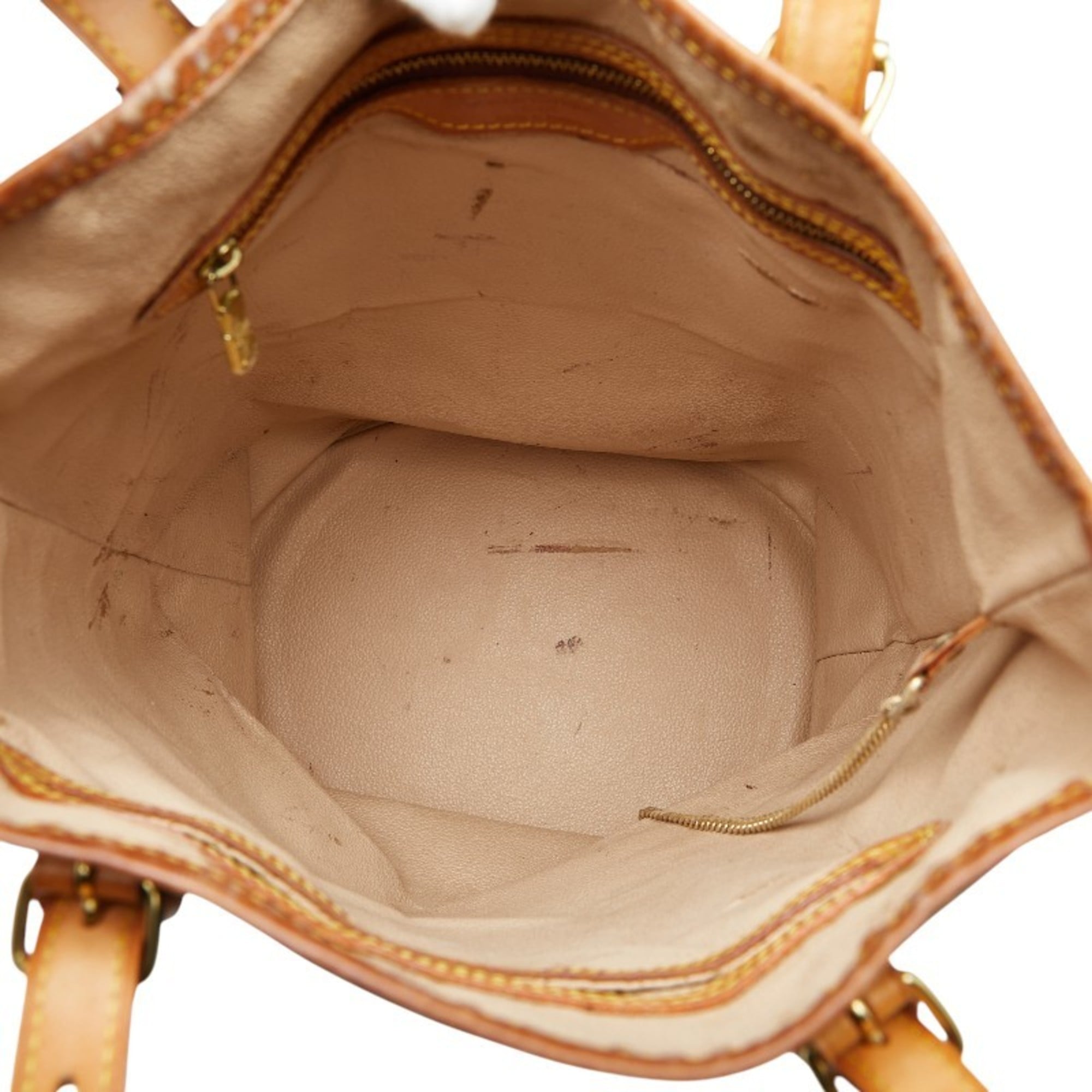 Louis Vuitton Brown Pvc Leather Shoulder Bag Tote Bag