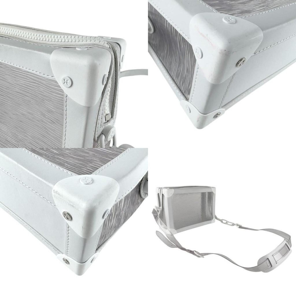 Louis Vuitton Clear White Pvc Leather Shoulder Bag