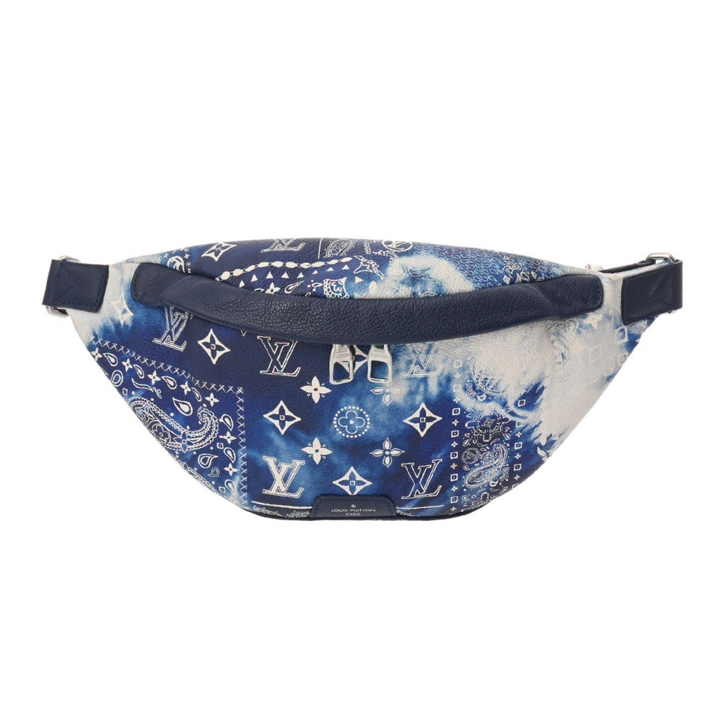 Louis Vuitton Blue Leather Sling Bag