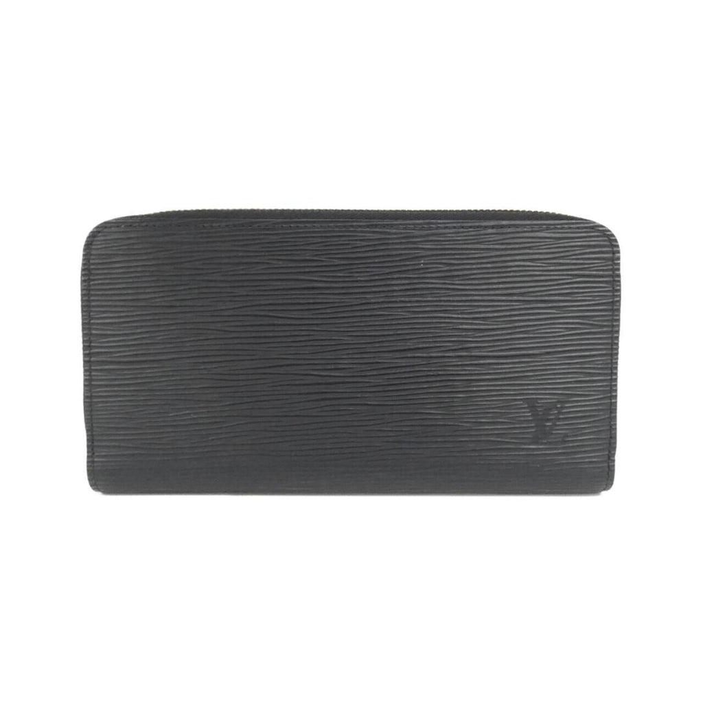 Louis Vuitton Black Leather Long Wallet