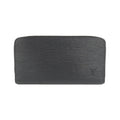 Louis Vuitton Black Leather Long Wallet