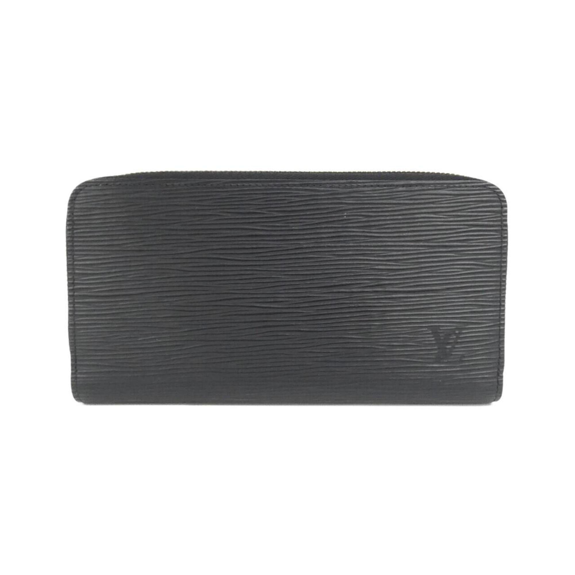 Louis Vuitton Black Leather Long Wallet