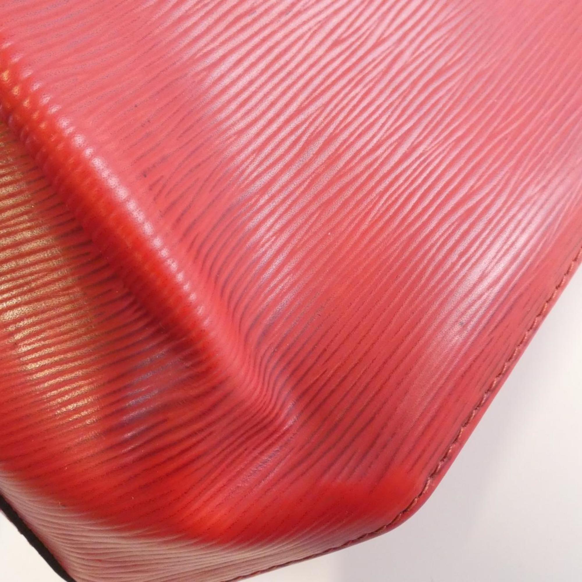 Louis Vuitton Epi Red Color Leather Shoulder Bag