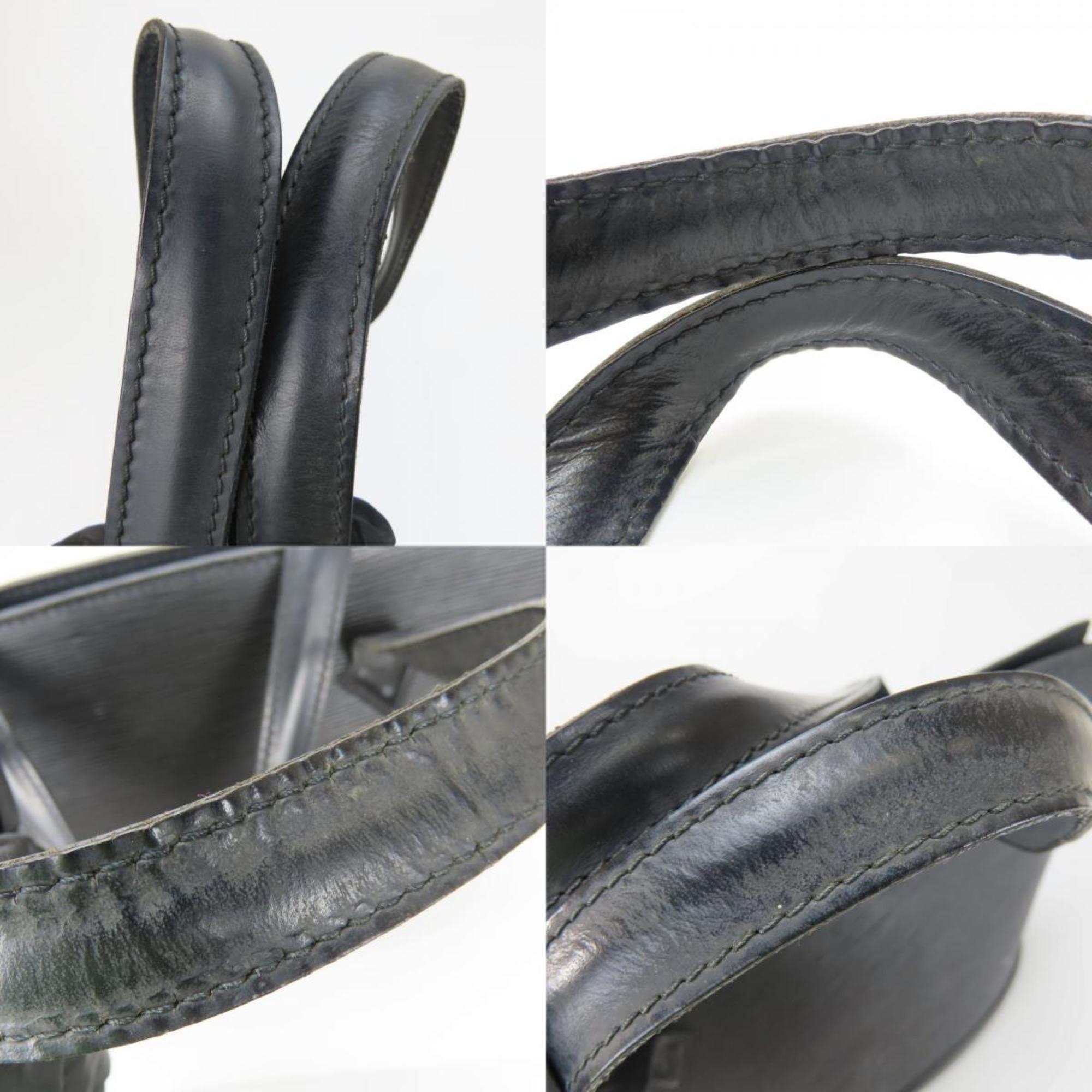 Louis Vuitton Black Noir Epi Leather Tote Bag