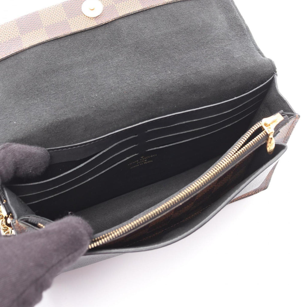 Louis Vuitton Brown Ebene Coated Canvas Shoulder Bag