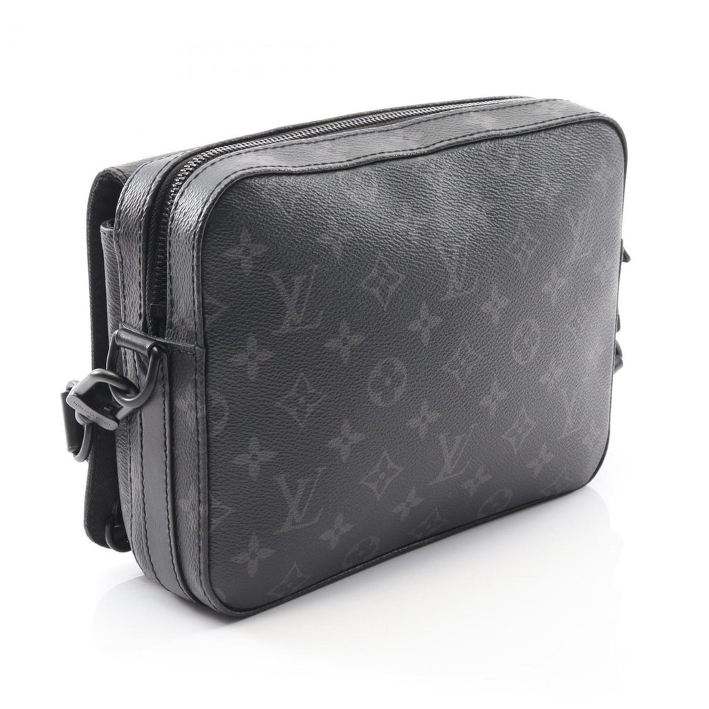 Louis Vuitton Gray Coated Canvas Monogram Eclipse Pvc Leather Shoulder Bag