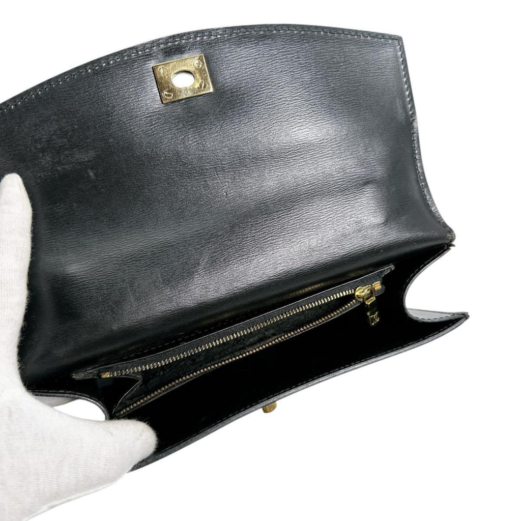 Louis Vuitton Black Epi Leather Handbag