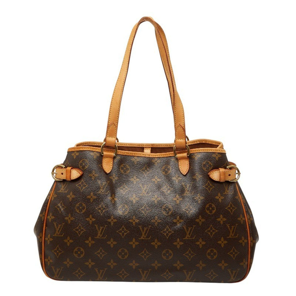 Louis Vuitton Brown Pvc Leather Handbag Shoulder Bag Tote Bag