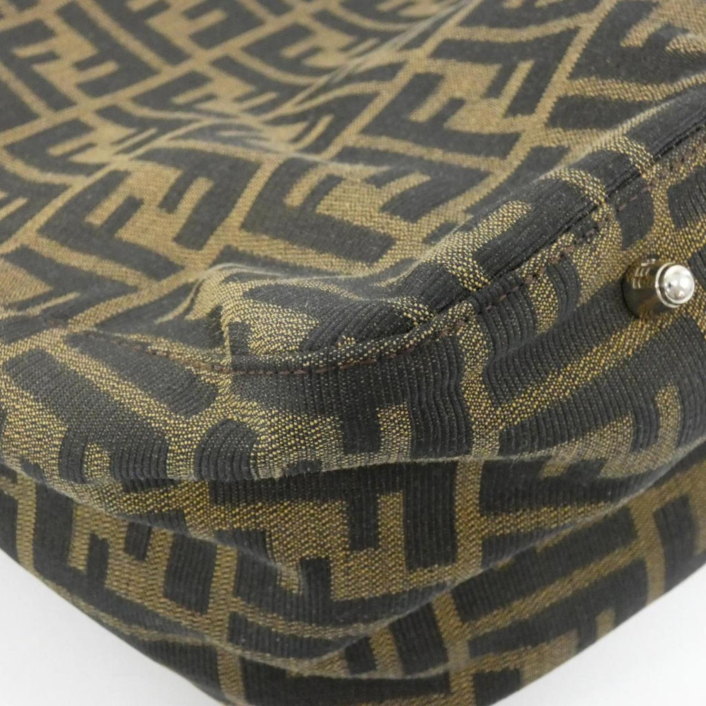 Fendi Brown Canvas Handbag