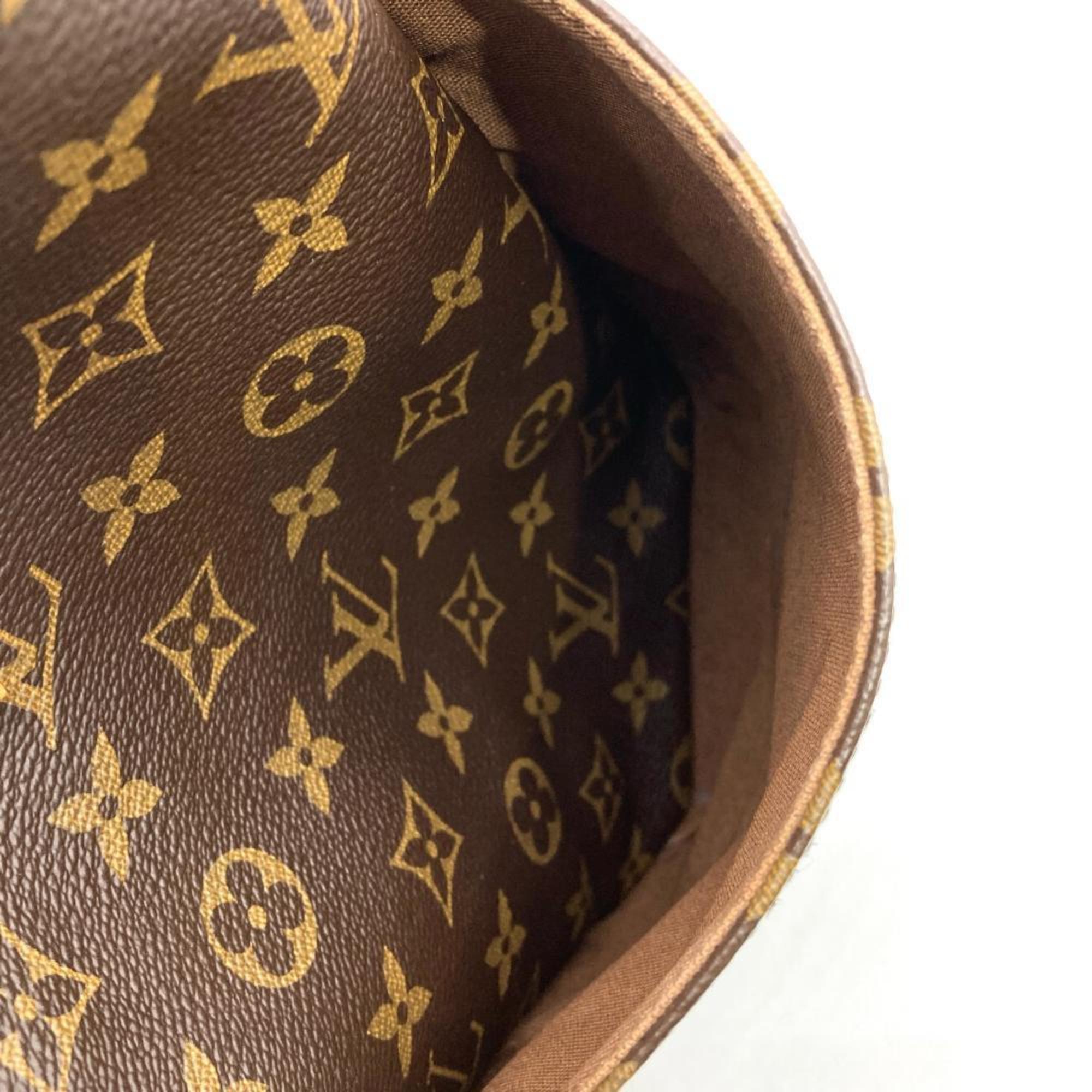 Louis Vuitton Brown Monogram Canvas Tote Bag