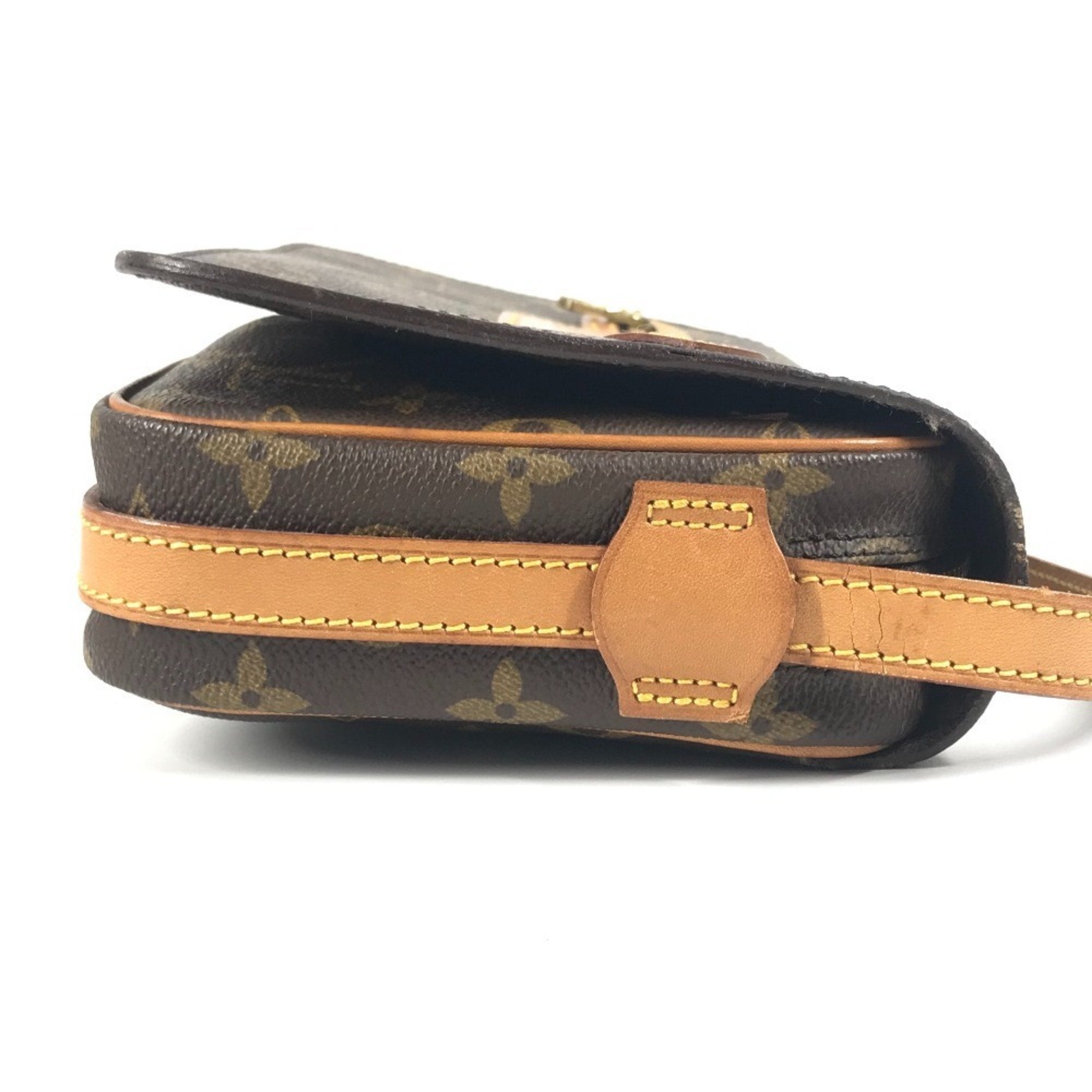 Louis Vuitton Brown Monogram Canvas Pochette Shoulder Bag