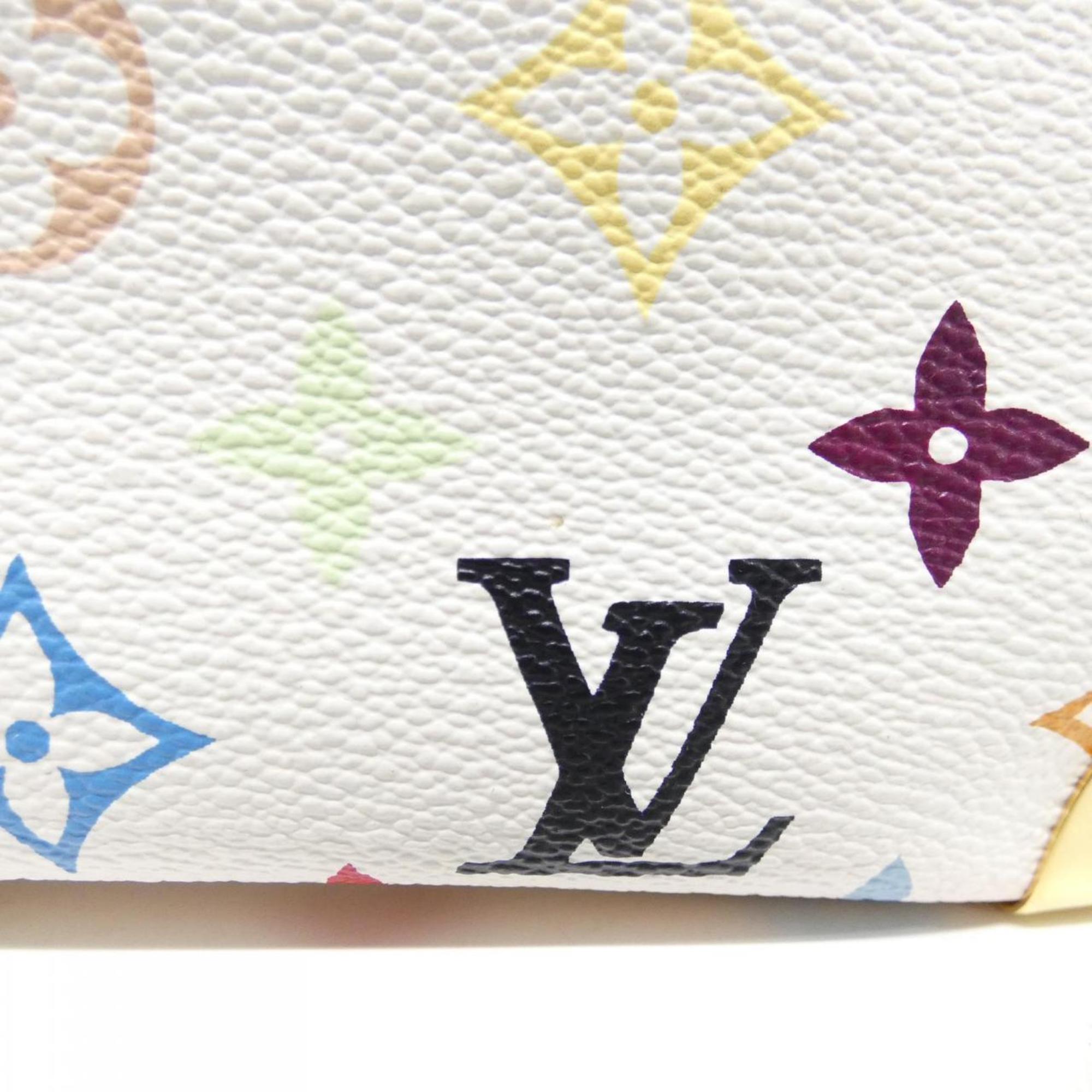 Louis Vuitton White Coated Canvas Handbag