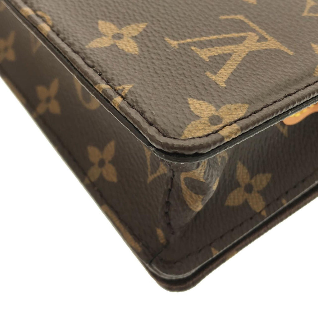 Louis Vuitton Monogram Marron Coated Canvas Shoulder Bag