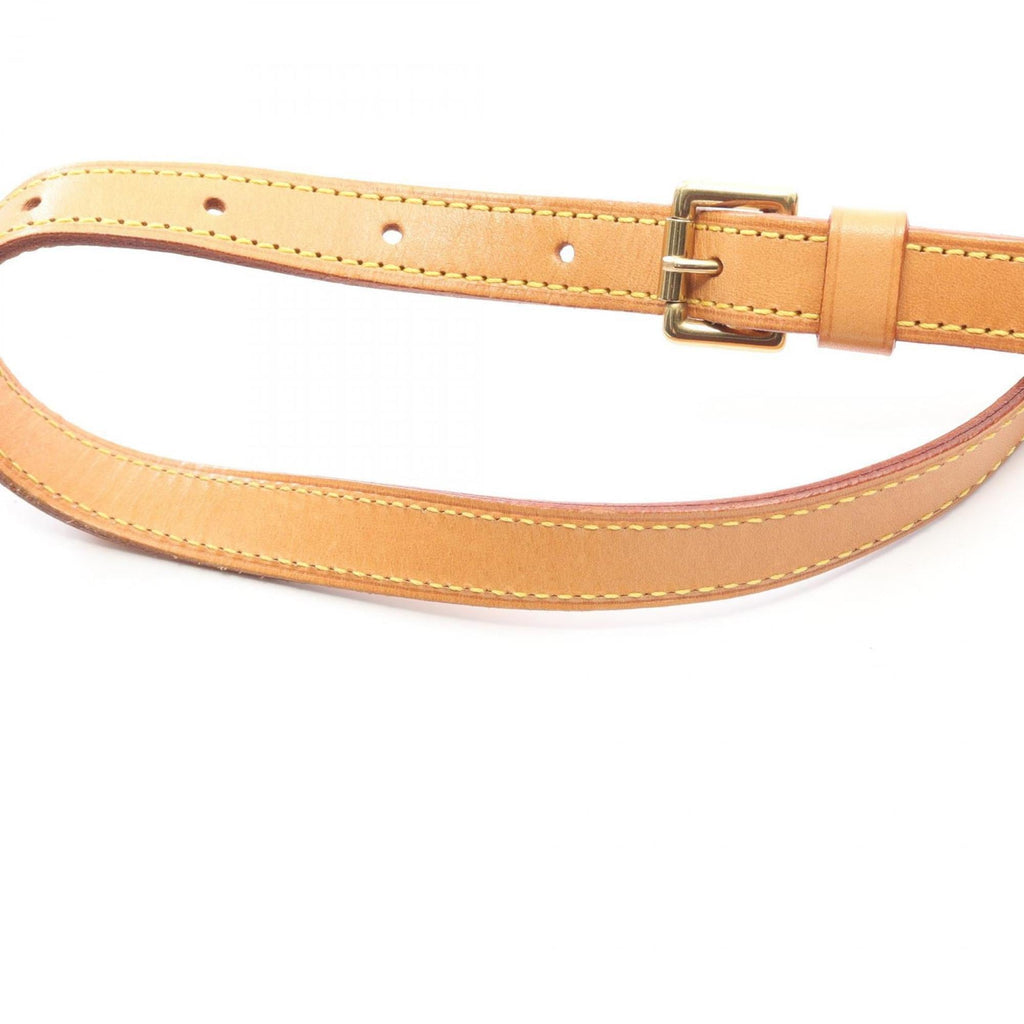 Louis Vuitton Brown Coated Canvas Leather Shoulder Bag