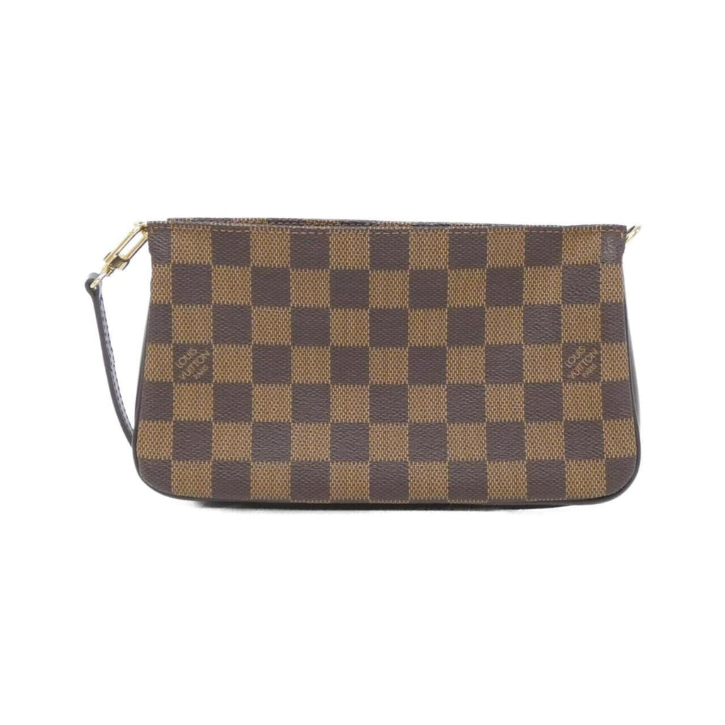 Louis Vuitton Brown Coated Canvas Pouch