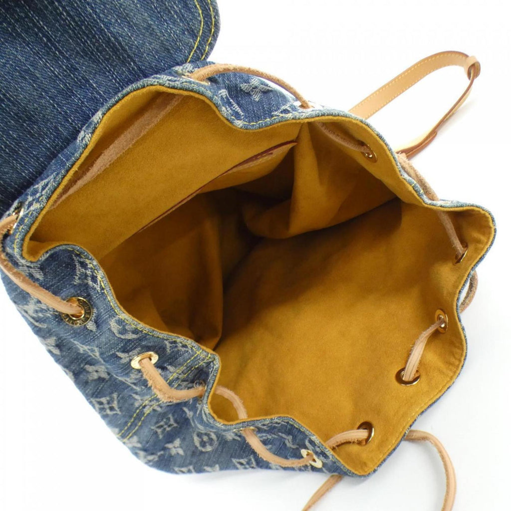 Louis Vuitton Blue Denim Backpack