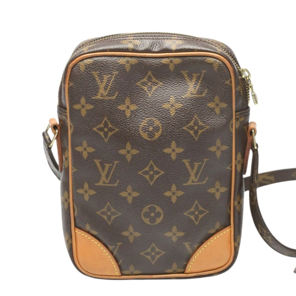 Louis Vuitton Brown Monogram Canvas Shoulder Bag