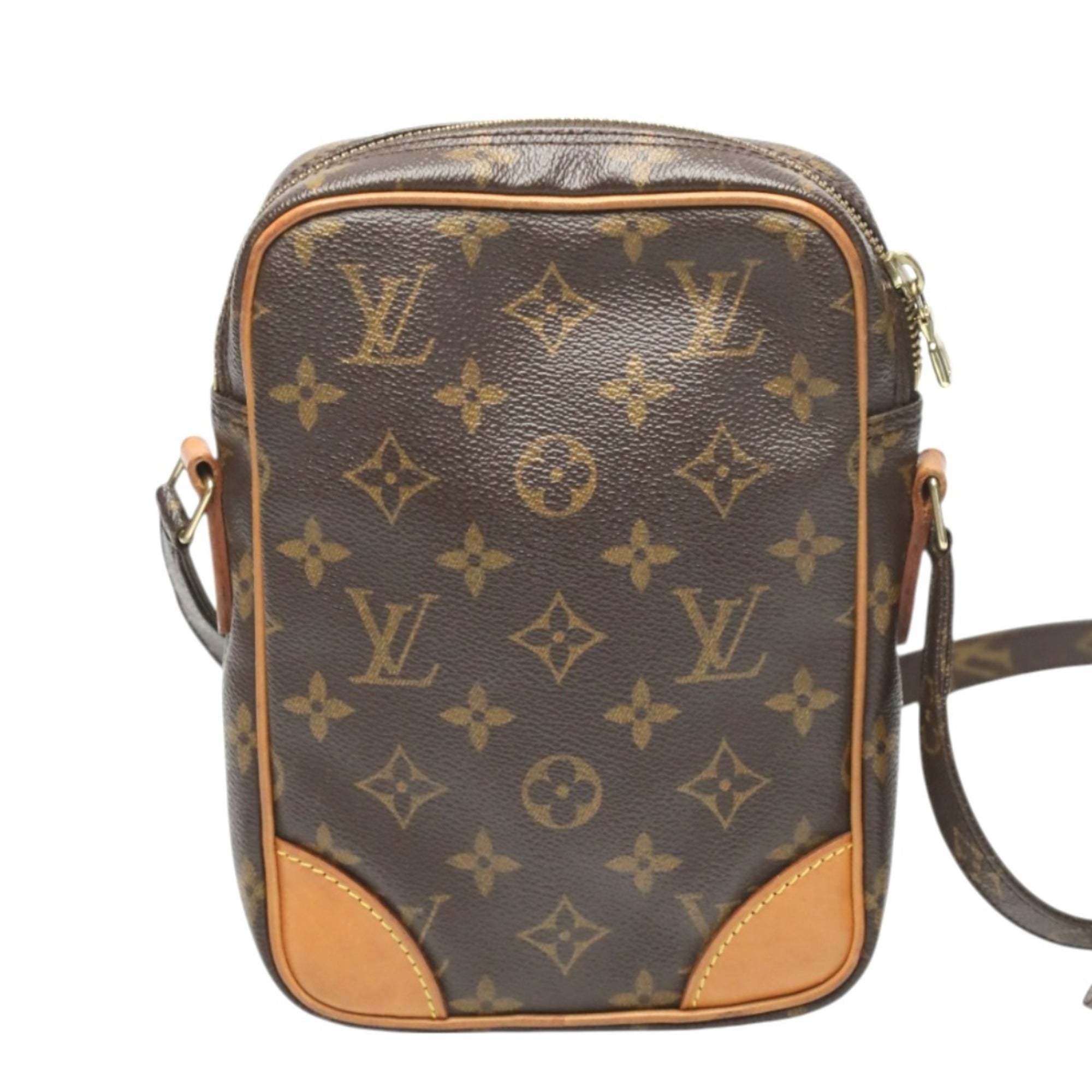 Louis Vuitton Brown Monogram Canvas Shoulder Bag