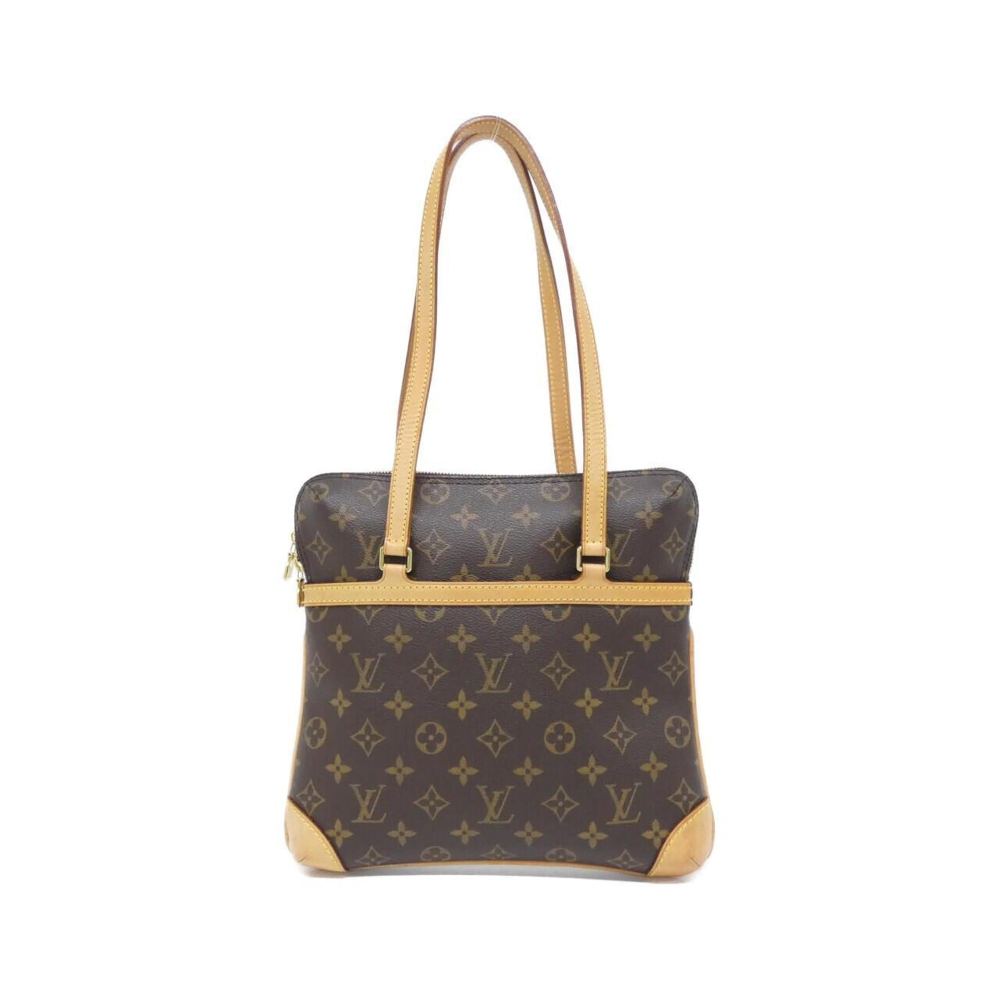 Louis Vuitton Marron Coated Canvas Shoulder Bag
