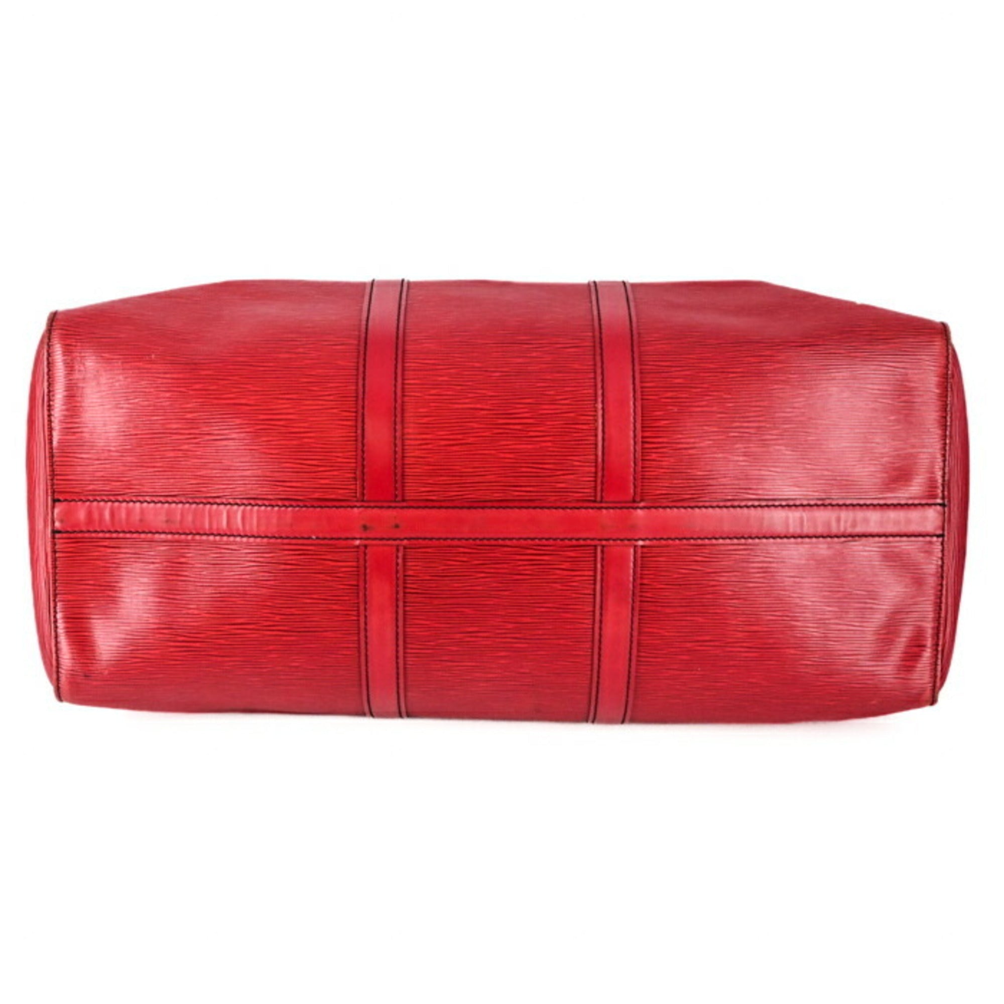 Louis Vuitton Epi Red Color Epi Leather Boston Bag Handbag