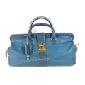 Louis Vuitton Suhali Blue Suhali Leather Handbag Tote Bag