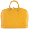 Louis Vuitton Yellow Epi Leather Handbag