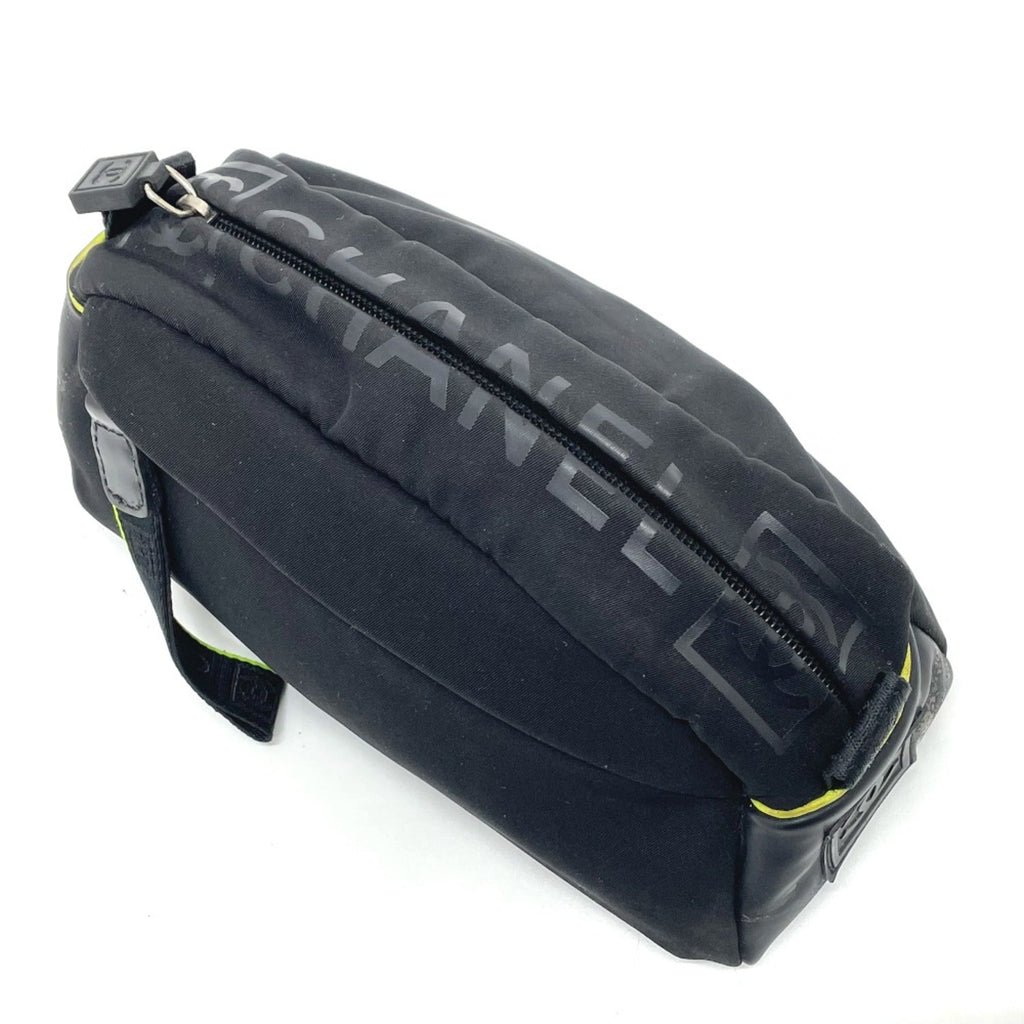 Chanel Black Cloth Pouch