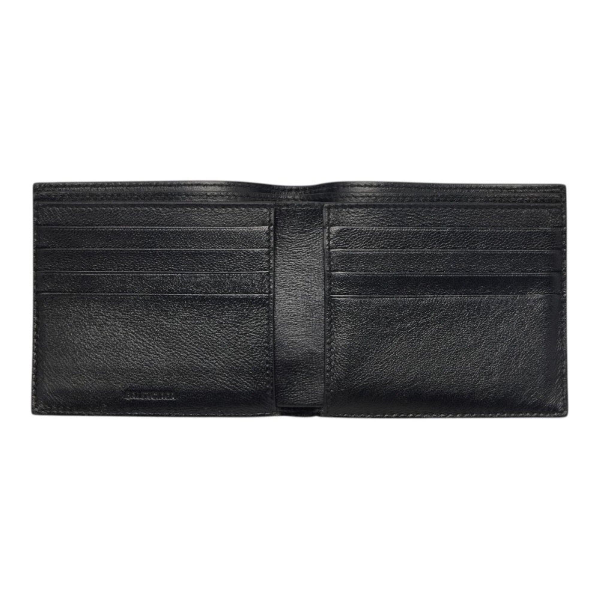 Balenciaga Black Leather Wallet (Bi-Fold)