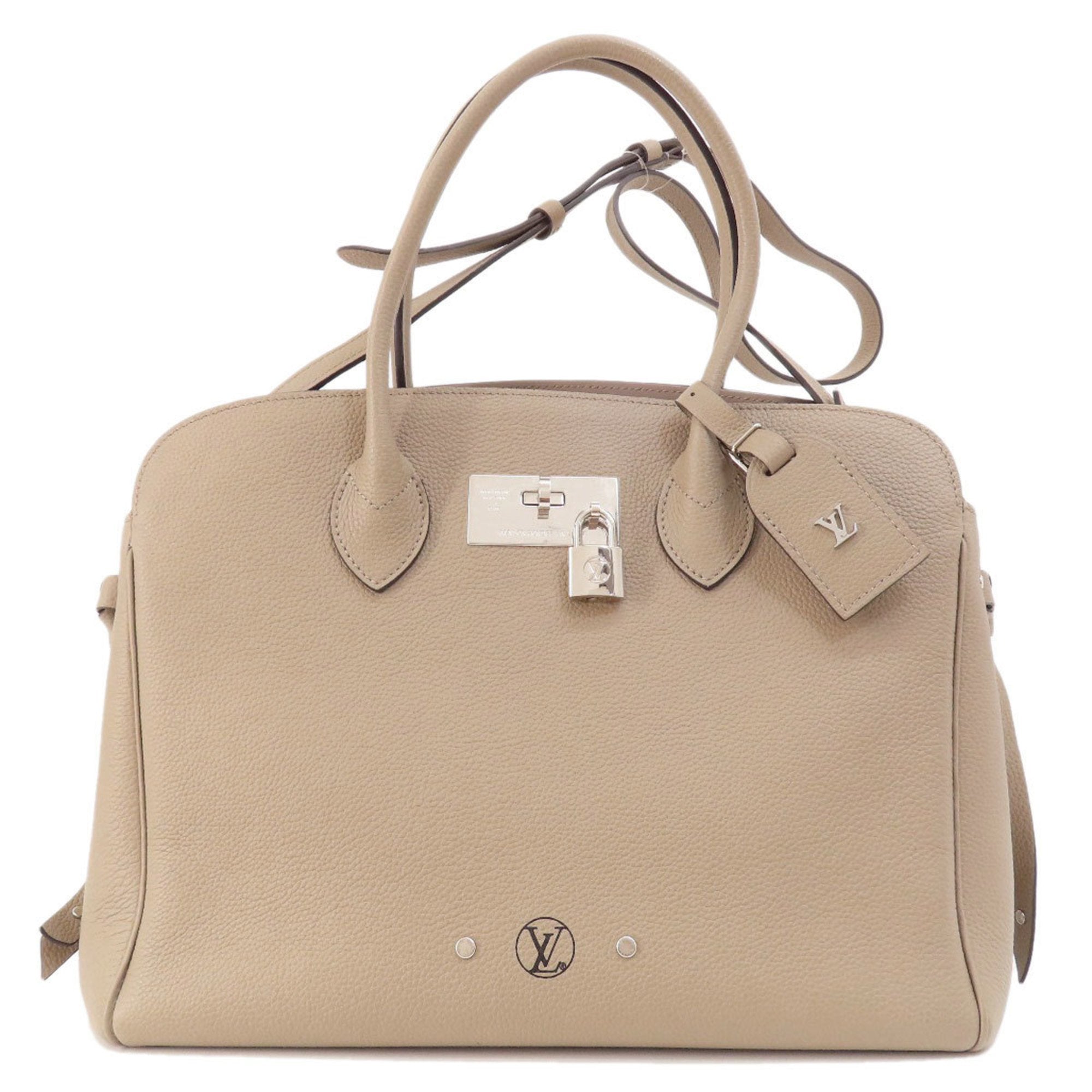 Louis Vuitton Brown Leather Handbag
