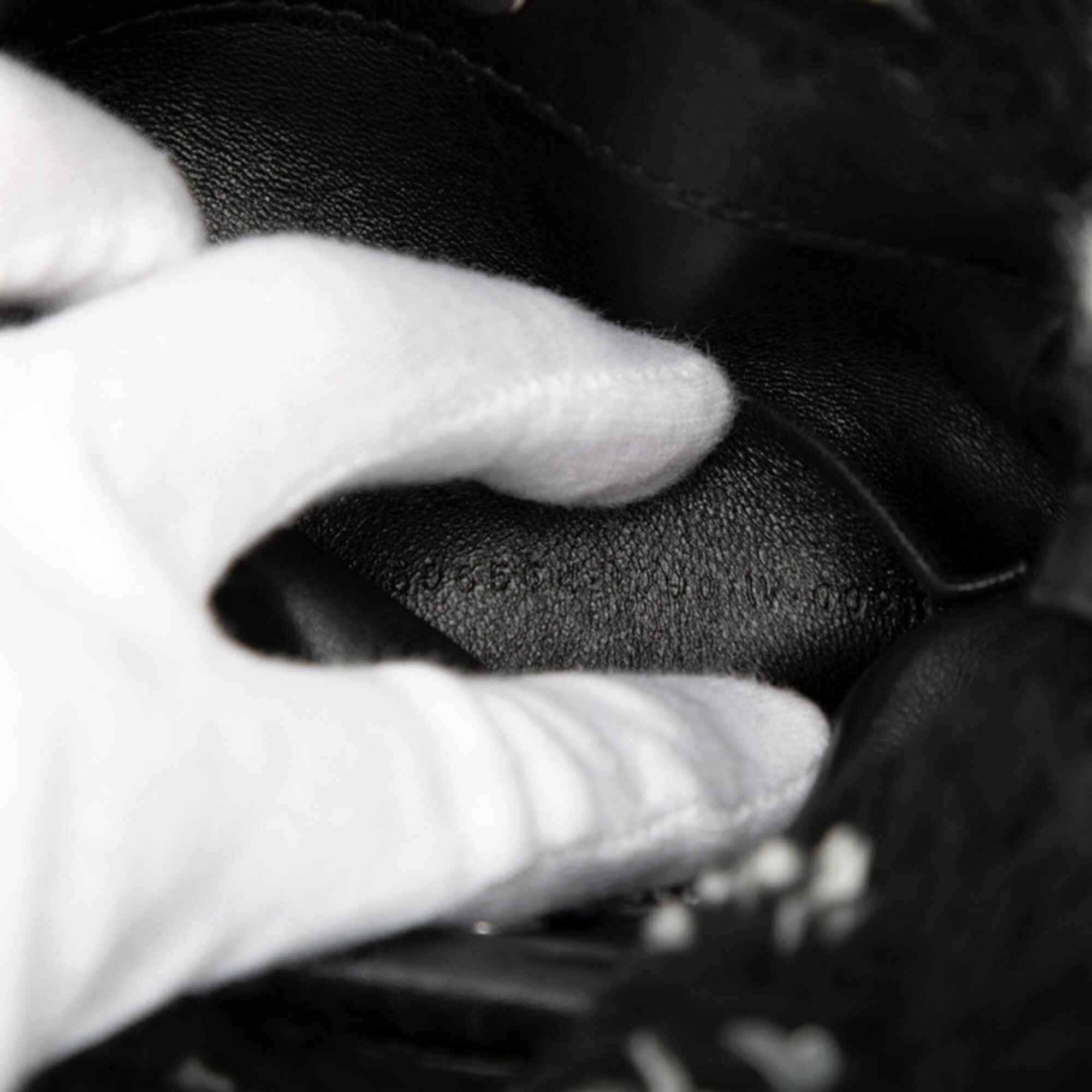 Balenciaga Black Faux Fur Handbag Shoulder