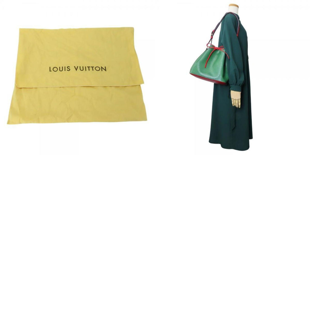 Louis Vuitton Epi Green Red Color Epi Leather Shoulder Bag