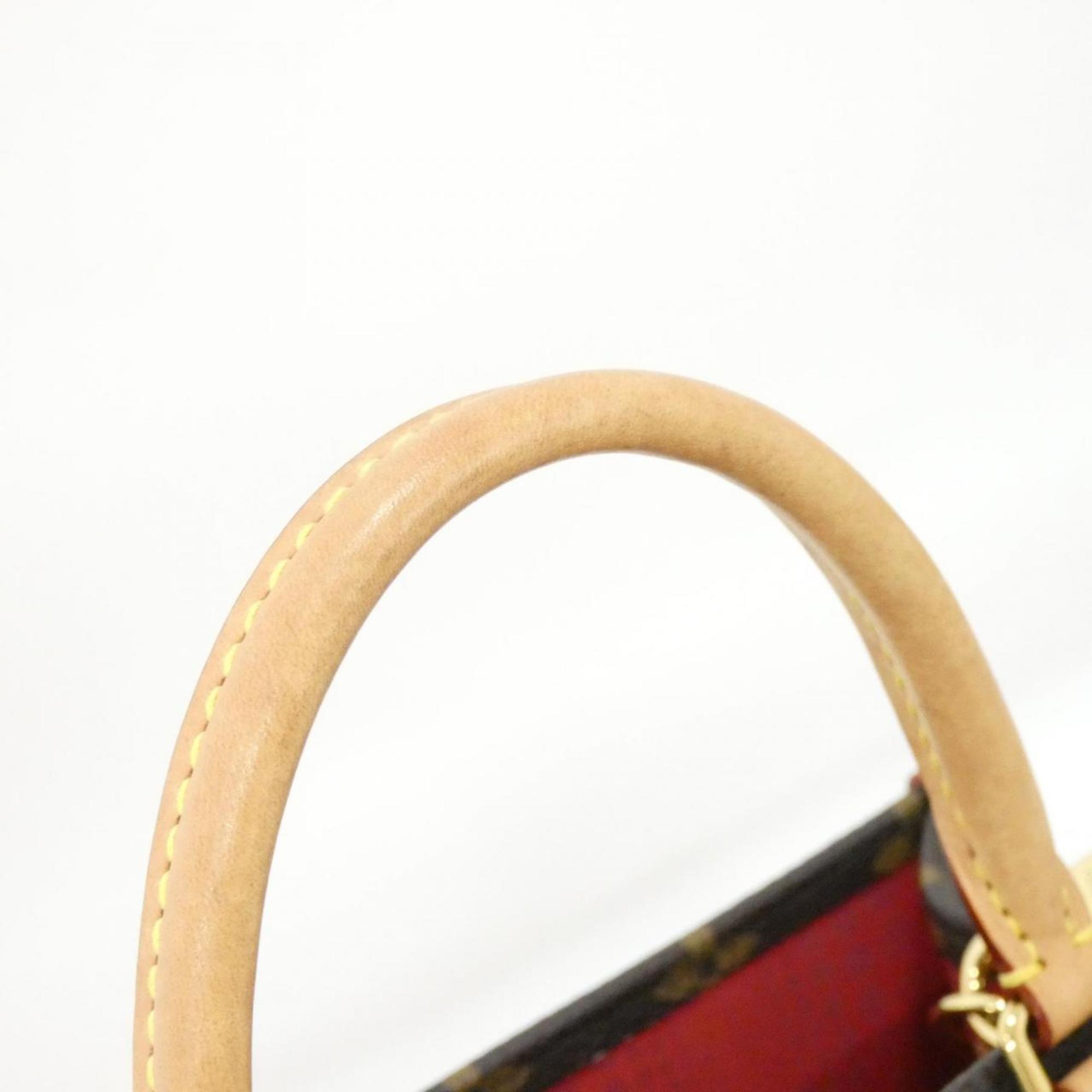 Louis Vuitton Marron Coated Canvas Handbag Pouch